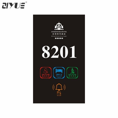 Bottom Price  Free Customize Logo Led Display Panels  Doorbell Switch For Apartment hotel